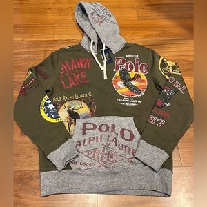 Polo Ralph Lauren Polo Sportsman Country Outdoors Fleece Hoodie Sweatshirt S